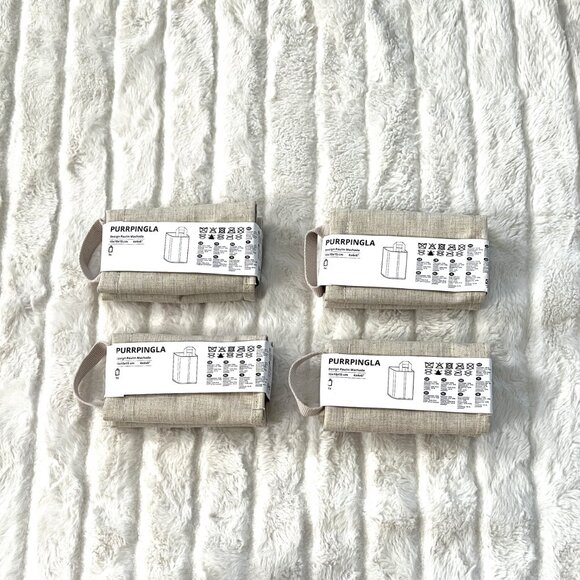 NWT IKEA PURRPINGLA Mini Storage Basket - Lot of 4 (Natural) - Picture 3 of 10
